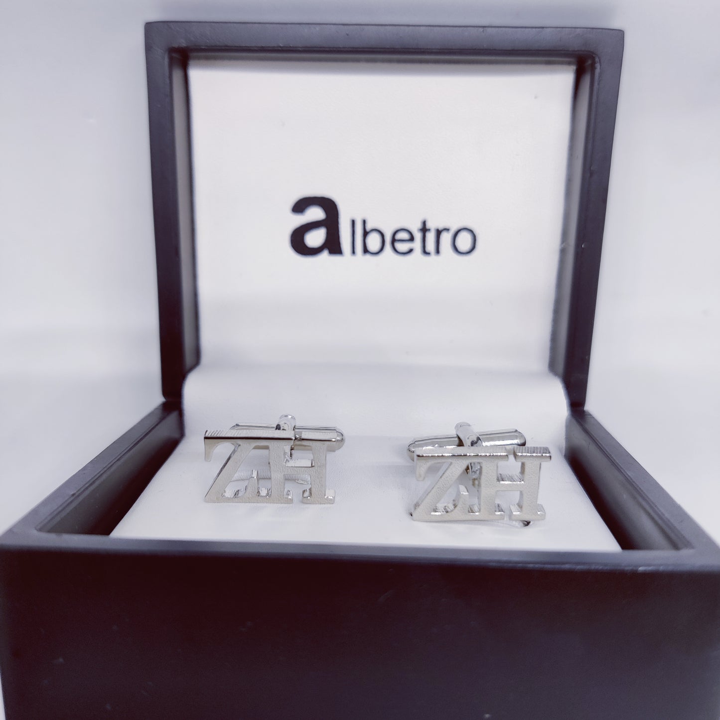 HZ ZH Double initial cufflinks