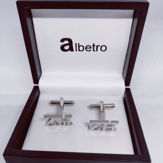 HZ ZH Double initial cufflinks