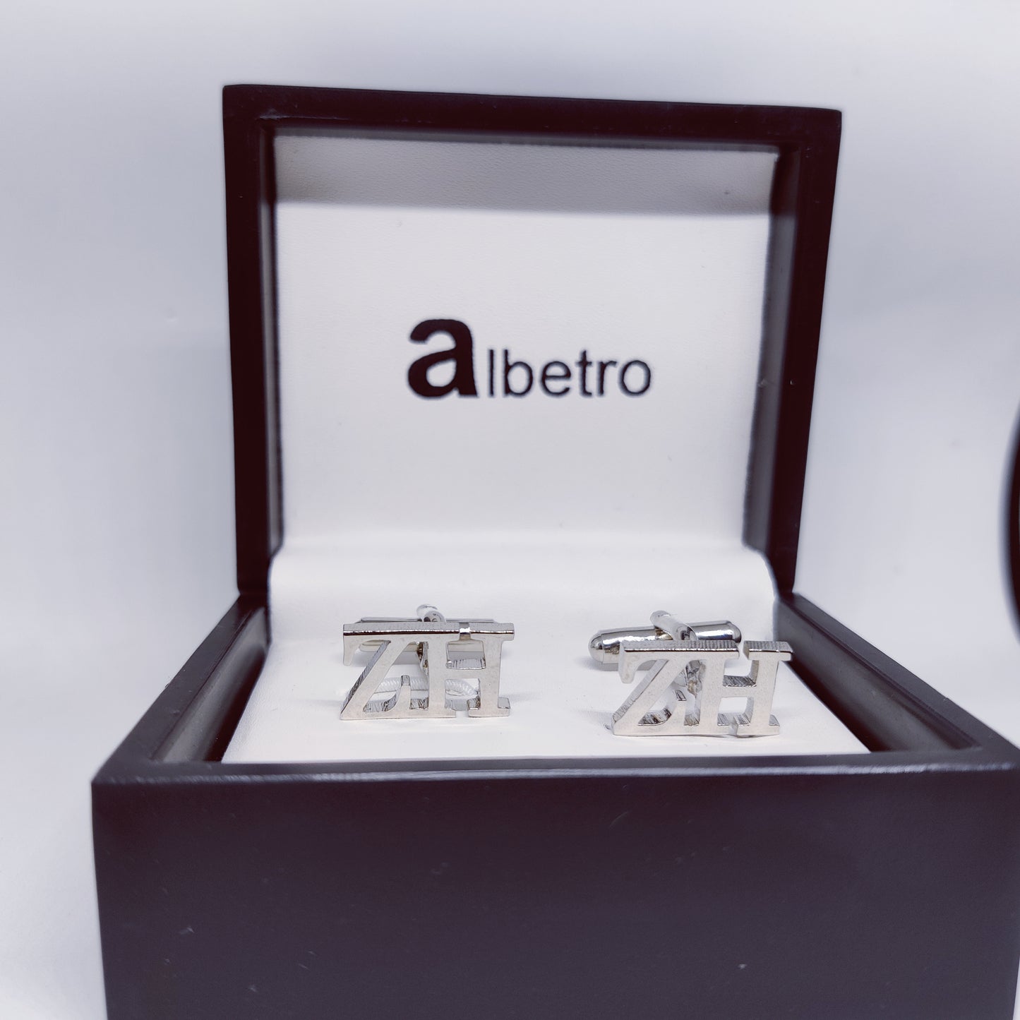HZ ZH Double initial cufflinks