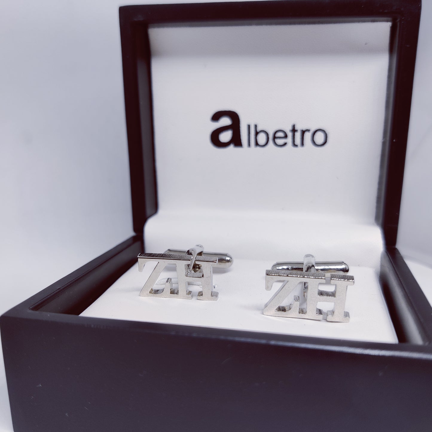 HZ ZH Double initial cufflinks