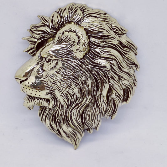 The Lion King Head Brooch