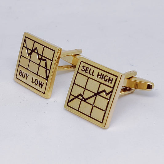 Buy Low Sell High Cufflinks