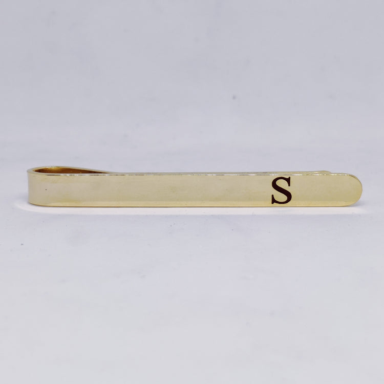 Personalized Initial Tie Clip