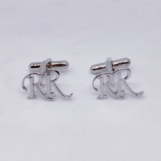 RR Double Initial Cufflinks