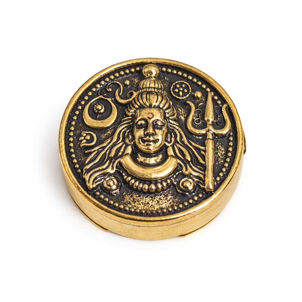 Mahadev Heritage Brass Button Cover