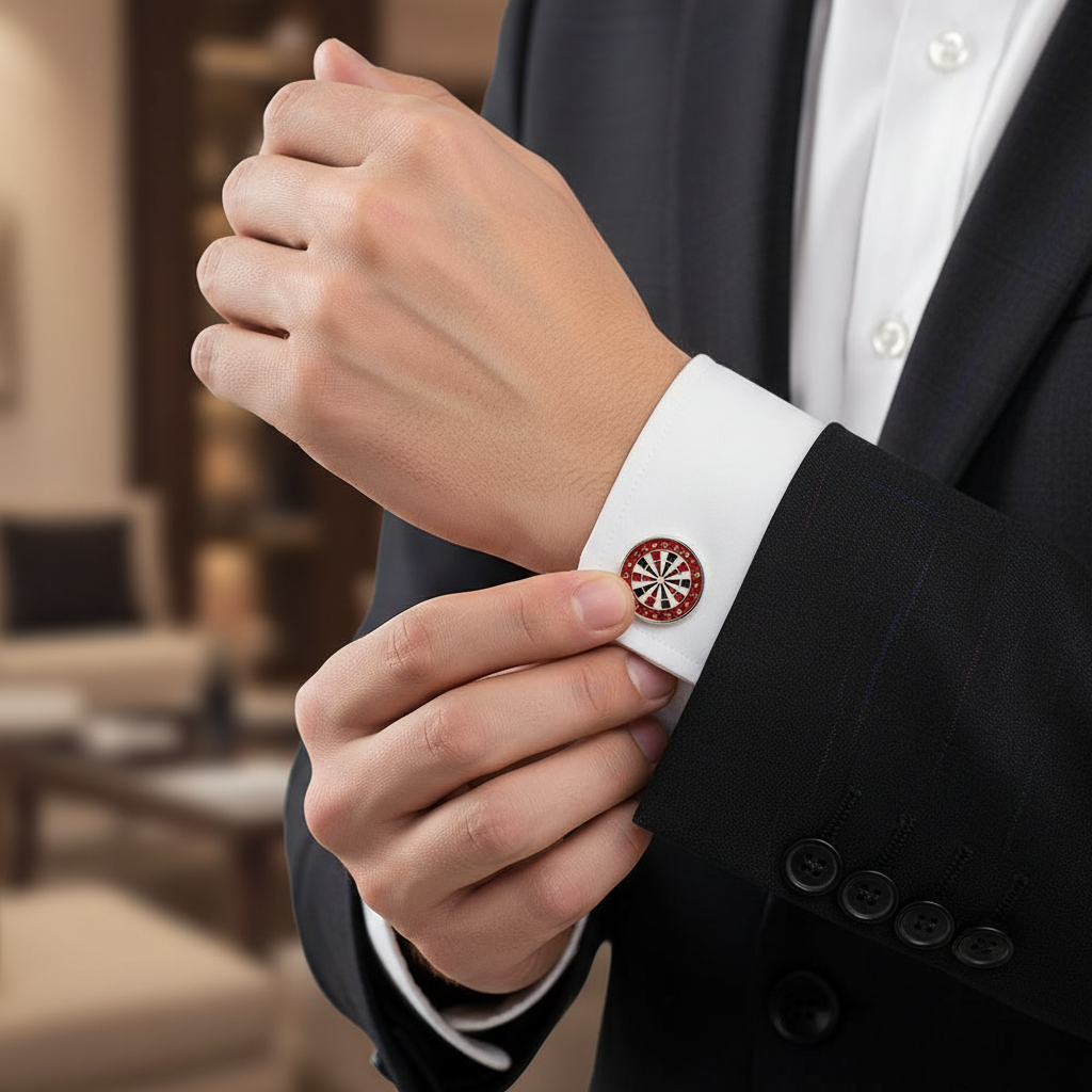 Dart Board Cufflinks