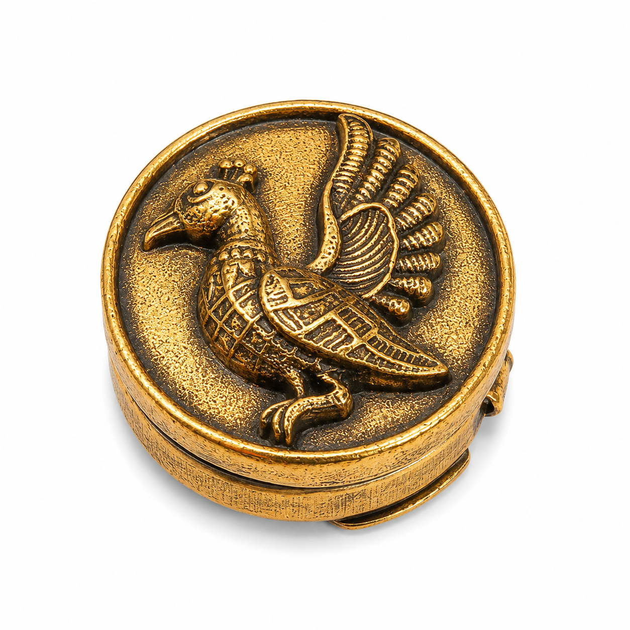 Peacock Button Cover