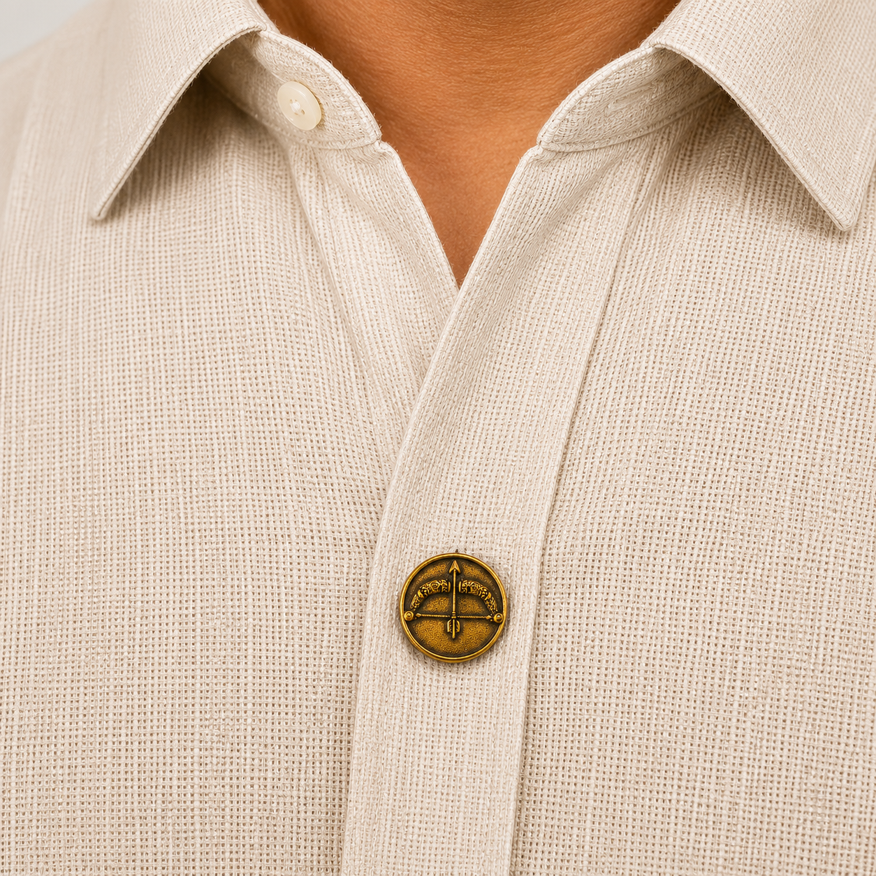 Ram Dhanusha Button Cover 