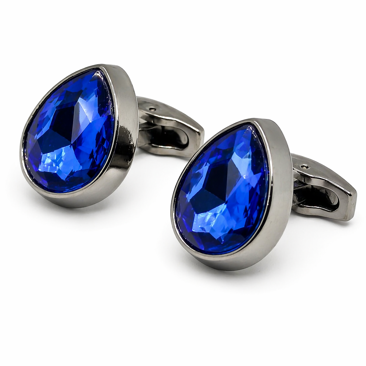 Royal Sapphire Drop Cufflinks