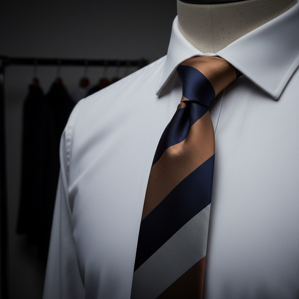 6cm Multi Color Jacquard Stripe Tie
