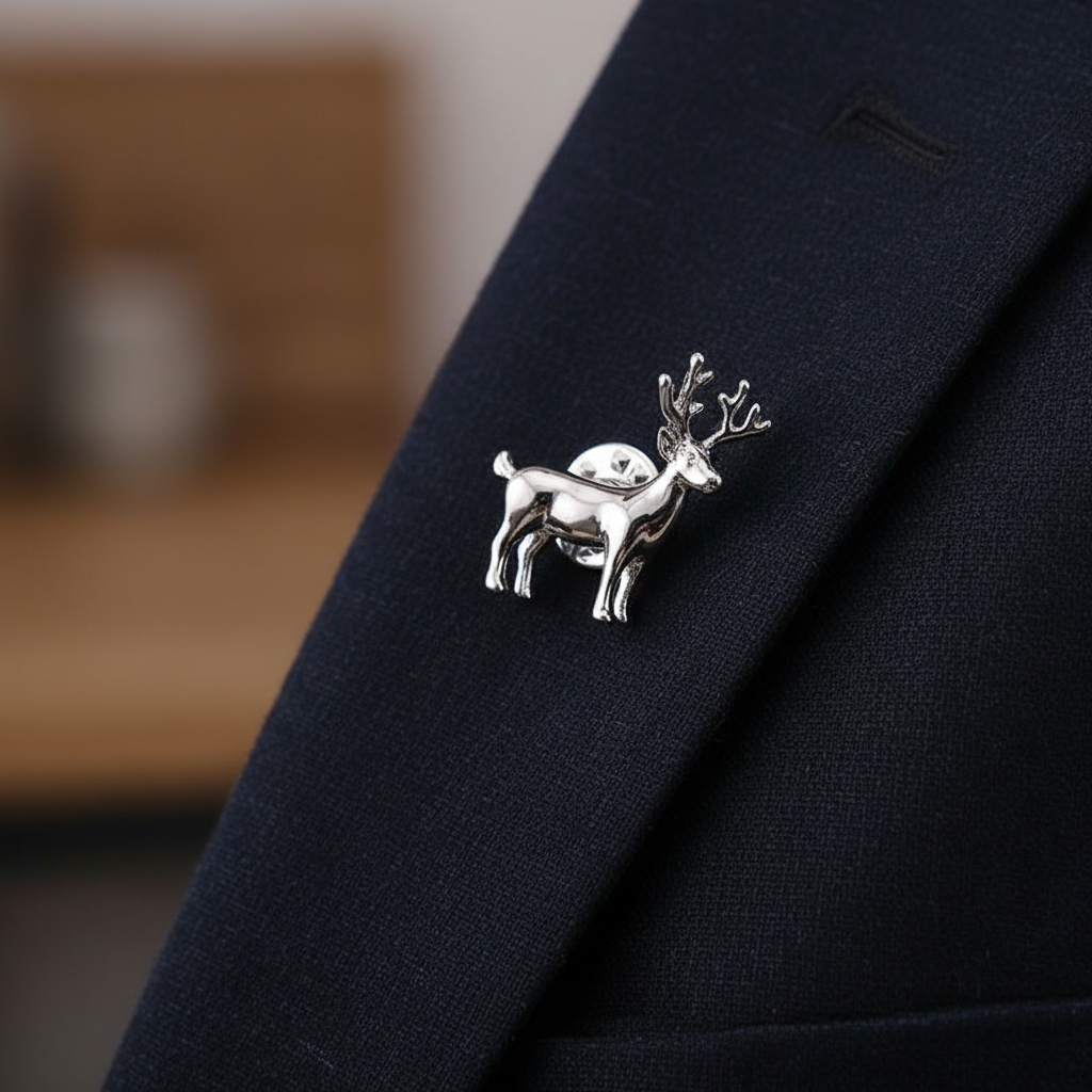 Stag Deer Lapel Pin
