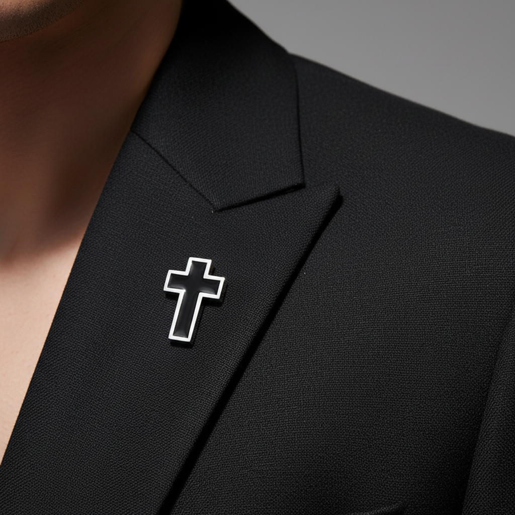 The Christian Cross - Lapel Pin Brooch