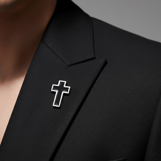 The Christian Cross - Lapel Pin Brooch