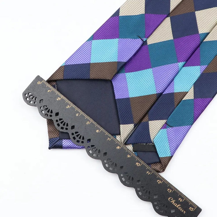 8cm Multi Checkered Necktie