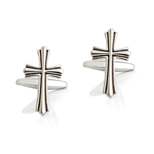Holy Symbol Christian Cross Cufflinks