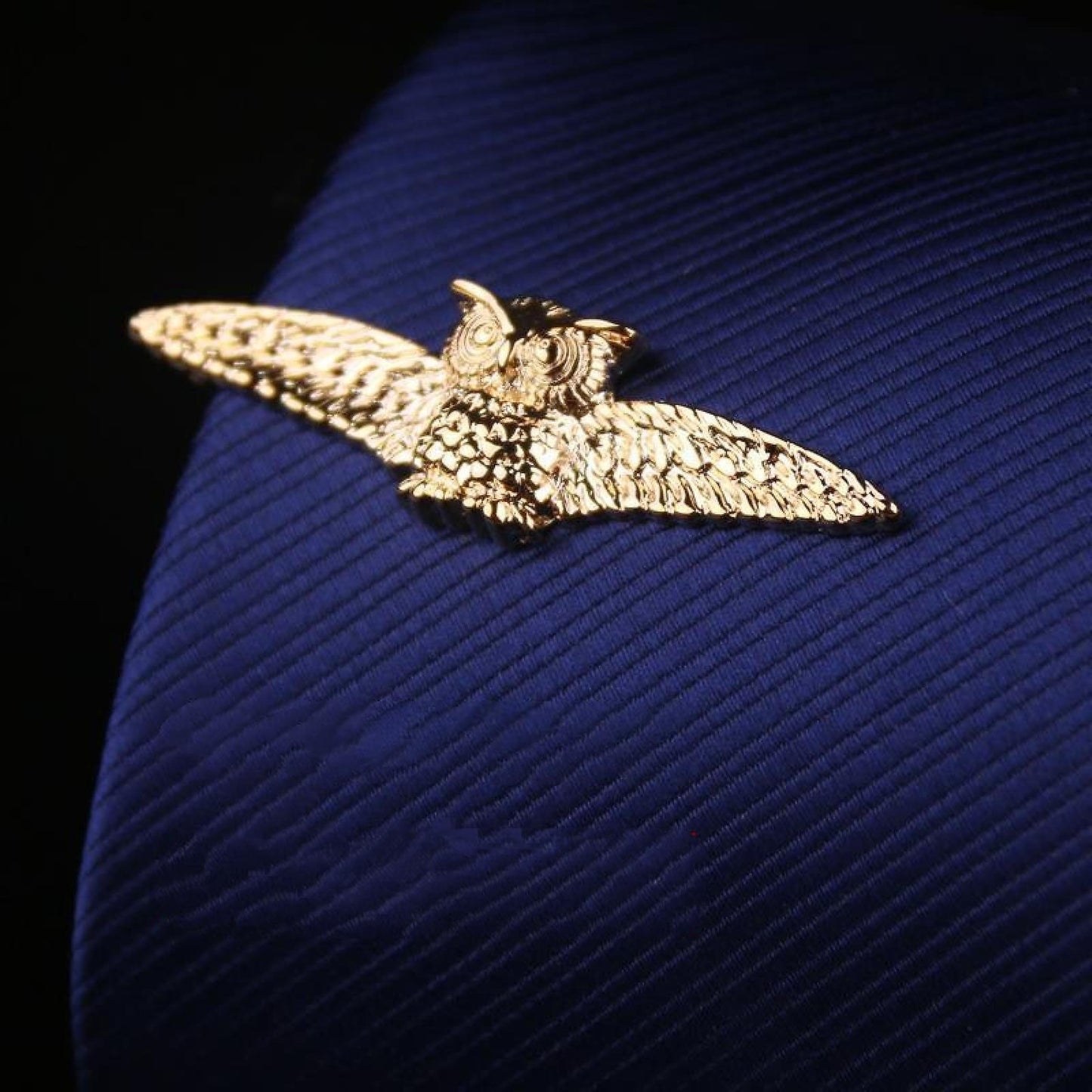 Gold Owl Tie Bar