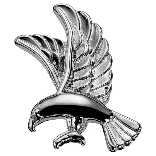 Silver Flying Eagle Lapel Pin