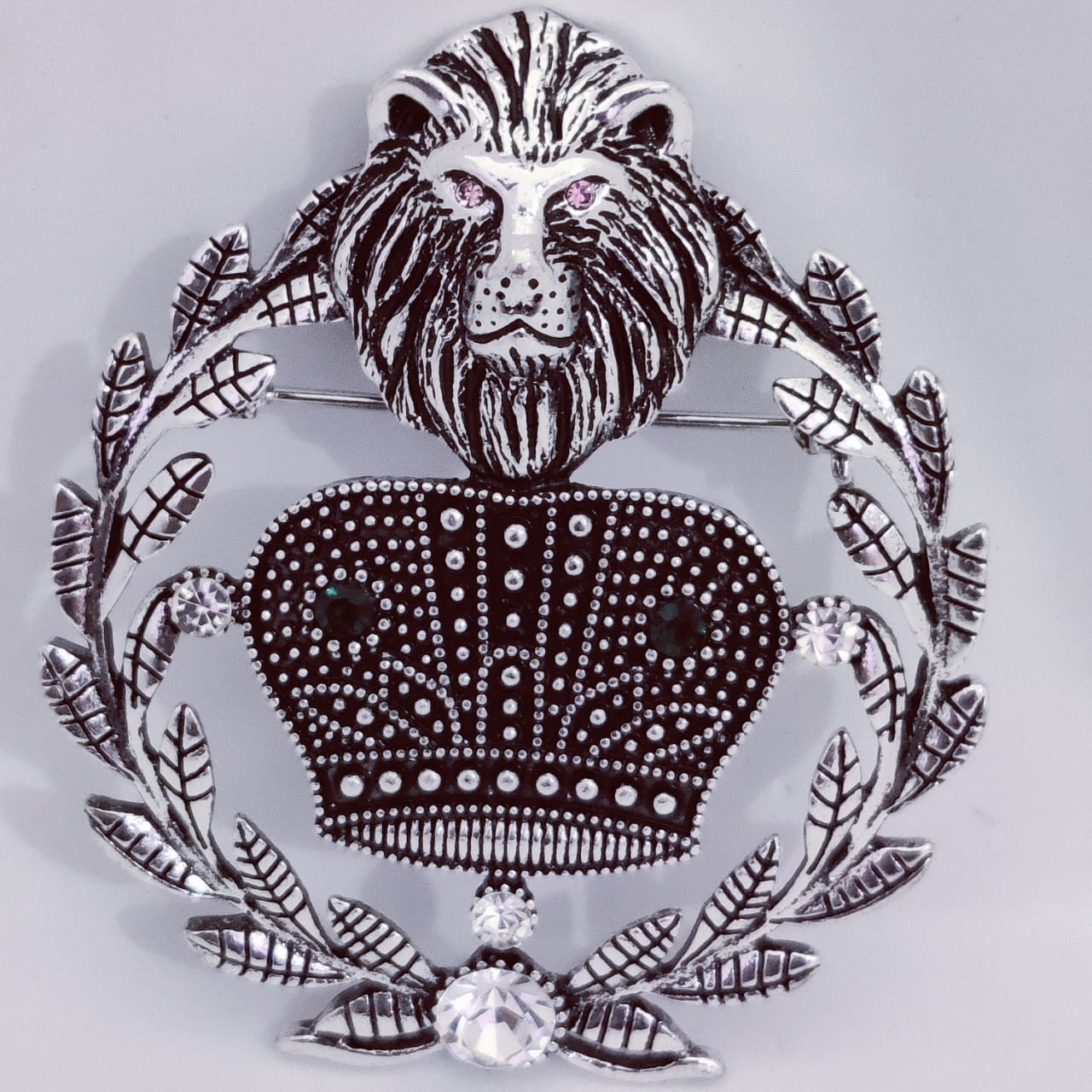 Lion King Crown Brooch-Shopwithstyle