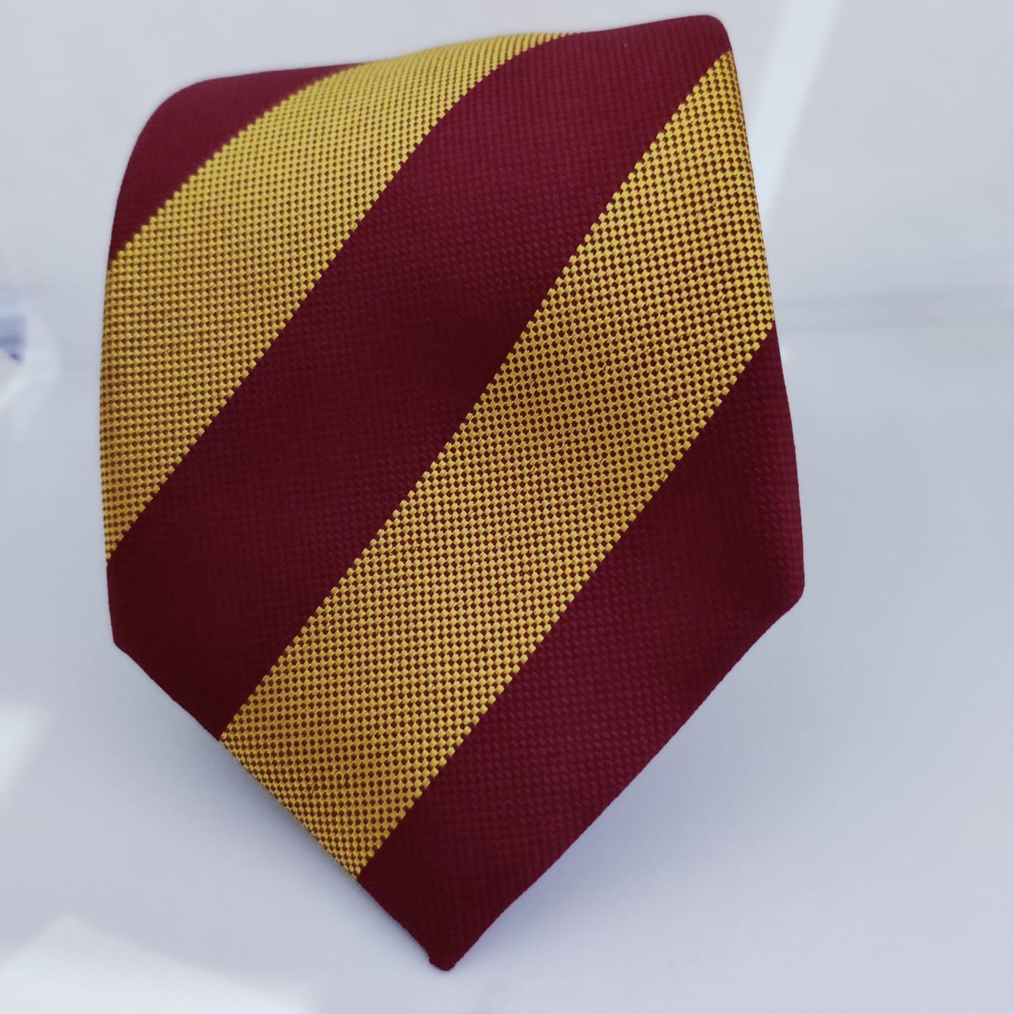 8cm Red Yellow Stripe Tie-Shopwithstyle