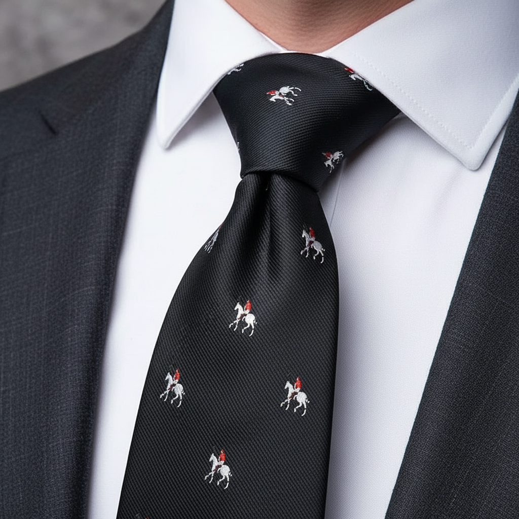 Black Regal Rider Tie