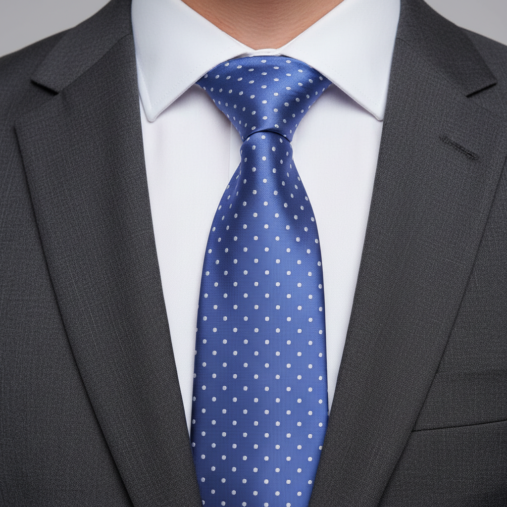 Capri Dot Premium Silk Polka Tie