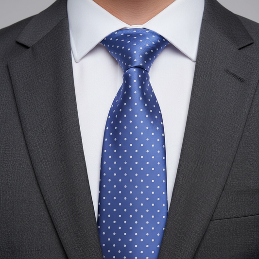 Capri Dot Premium Silk Polka Tie