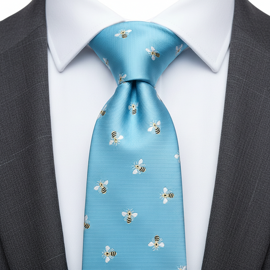 The Bumble Blue Tie