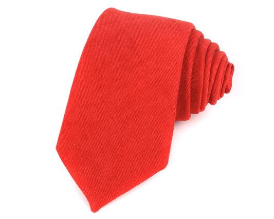 The Scarlet Statement Tie – Bold Red Edition