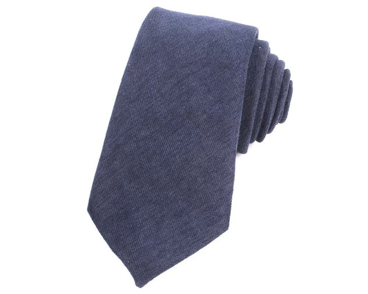 The Midnight Grace Tie – Deep Navy Edition