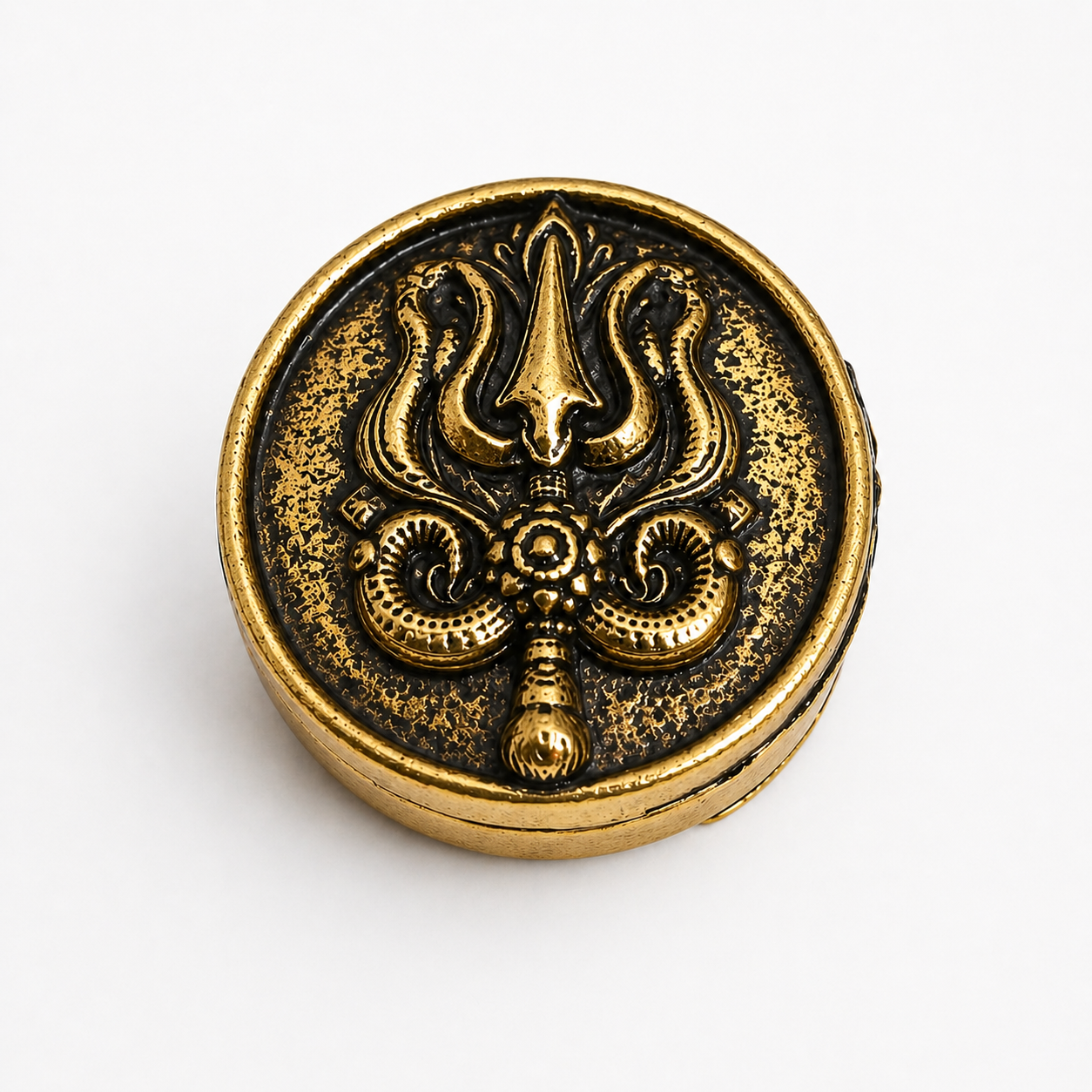 Trishul Heritage Brass Button Cover