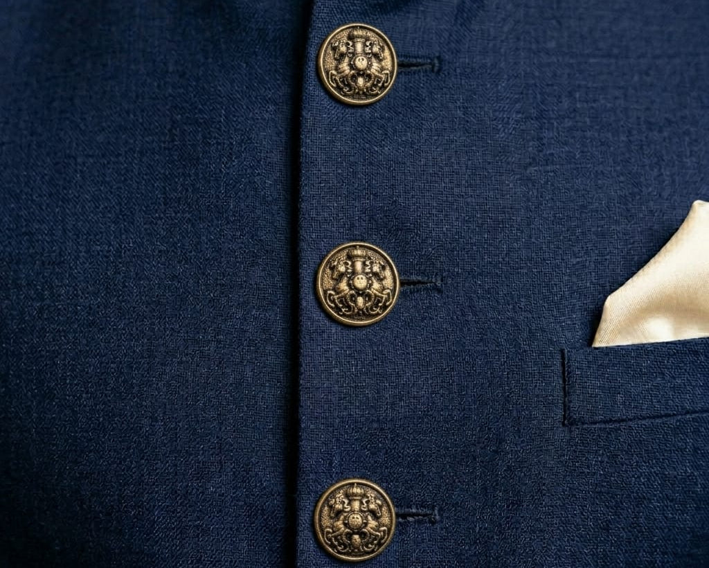 Shivaji Button — Maratha Heritage Brass