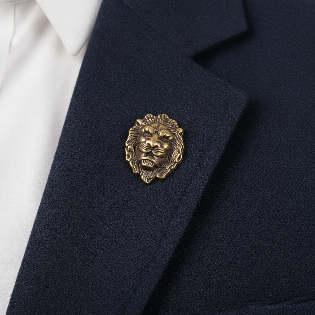 Vintage The Lion King Lapel Pin