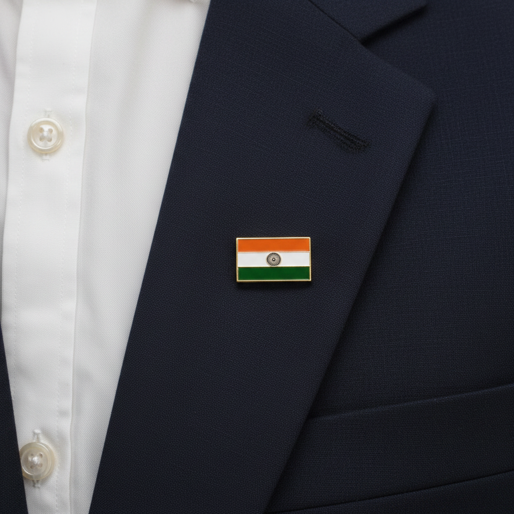 Indian Flag Lapel Pin