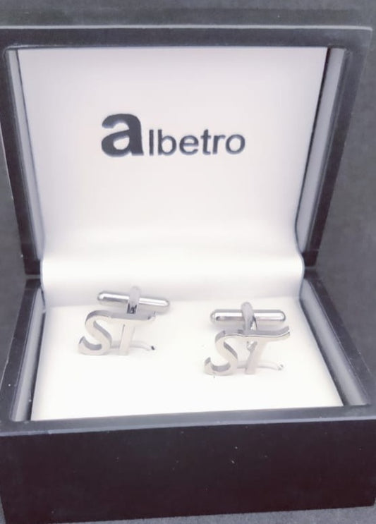 ST Double Initial Cufflinks