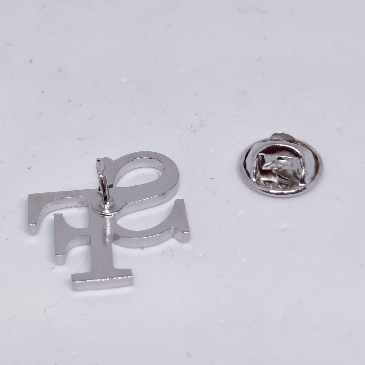 SF Double Initial Lapel Pin