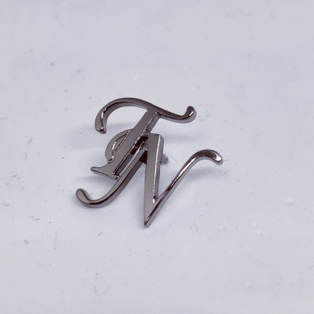 TN Double Initial Lapel Pin