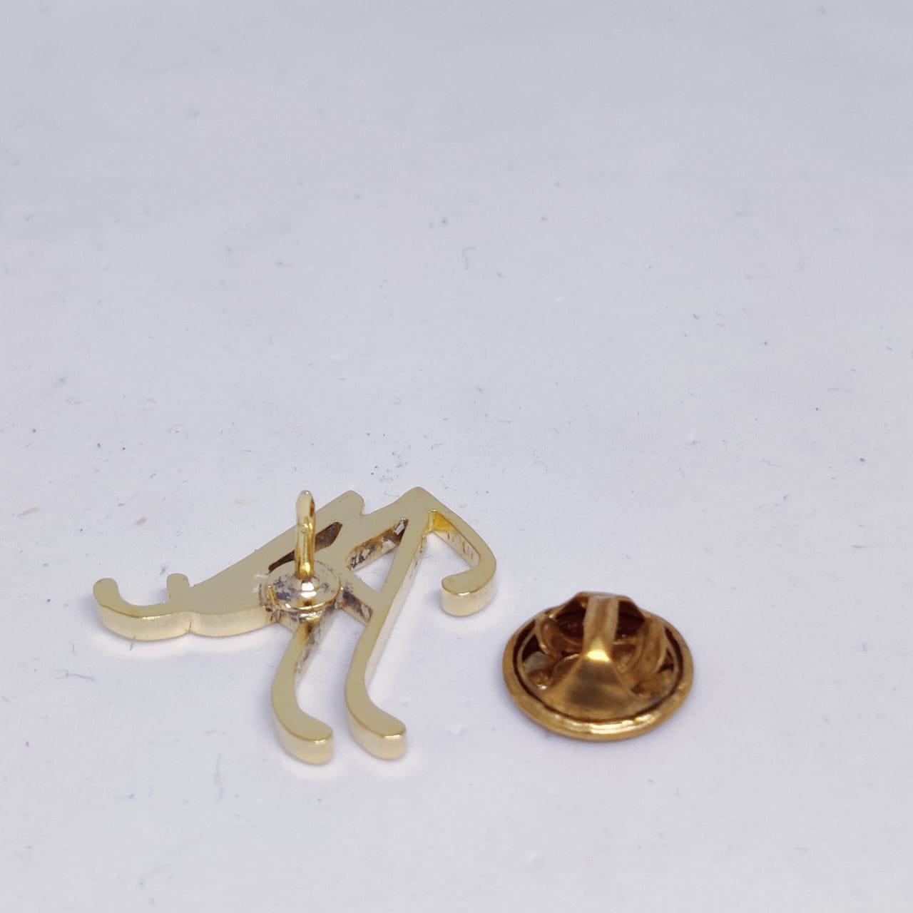 AA Double Initial Lapel Pin