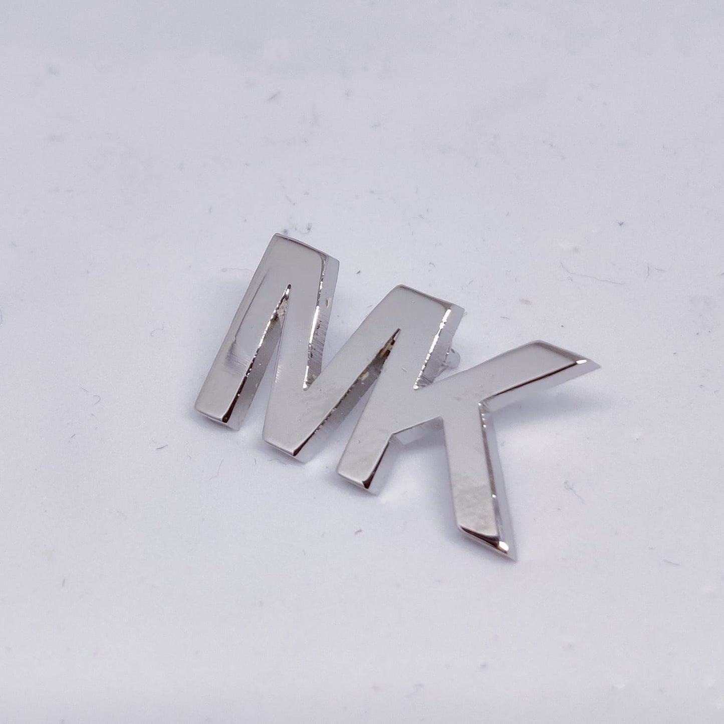 MK Double Initial Lapel Pin
