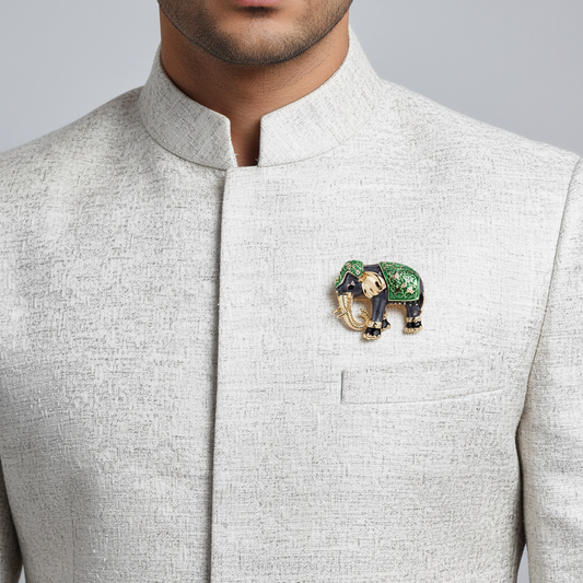 Royal Elephant Brooch