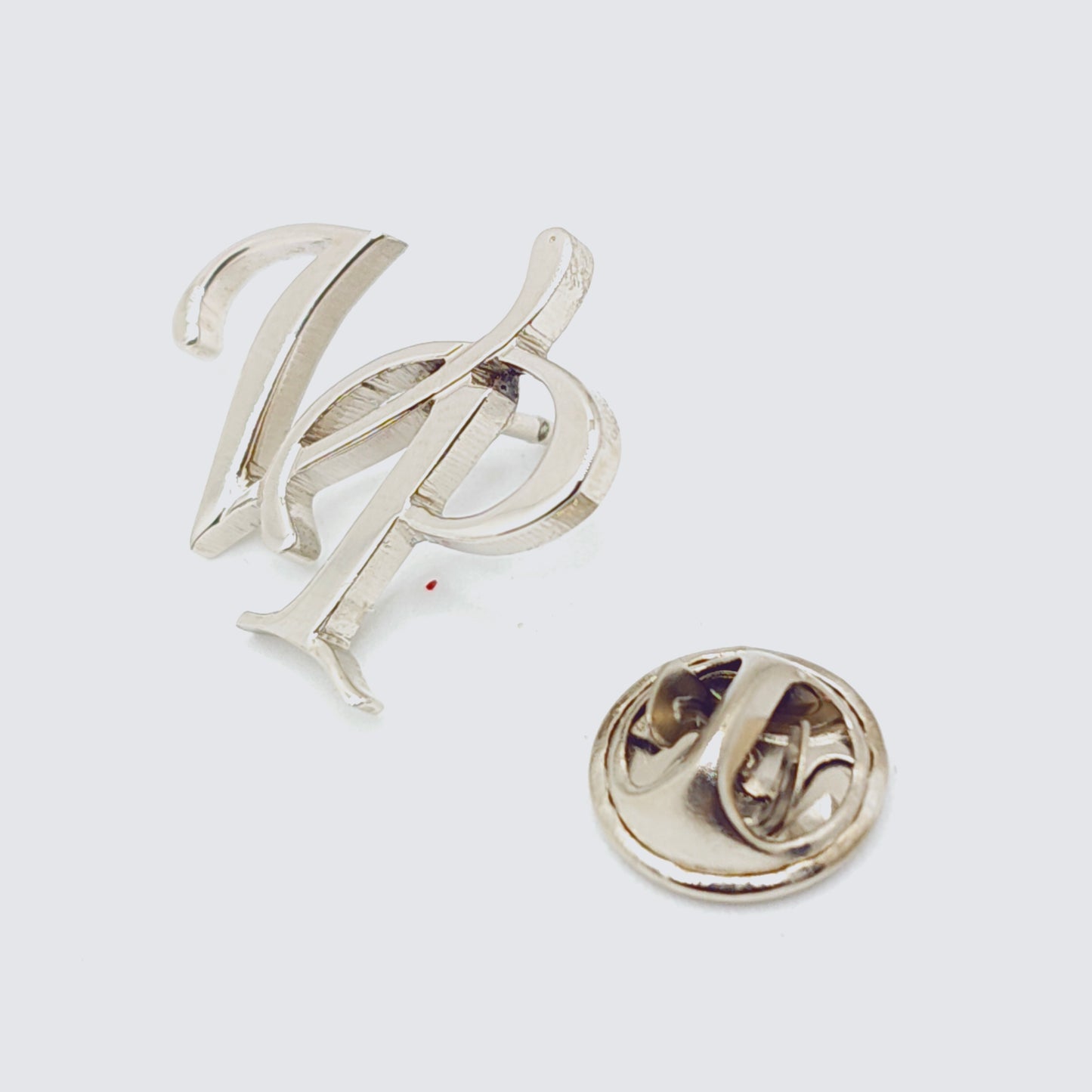 VP Double Initial Lapel Pin