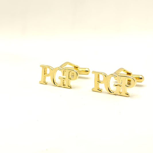 PGP Triple Initials Cufflinks