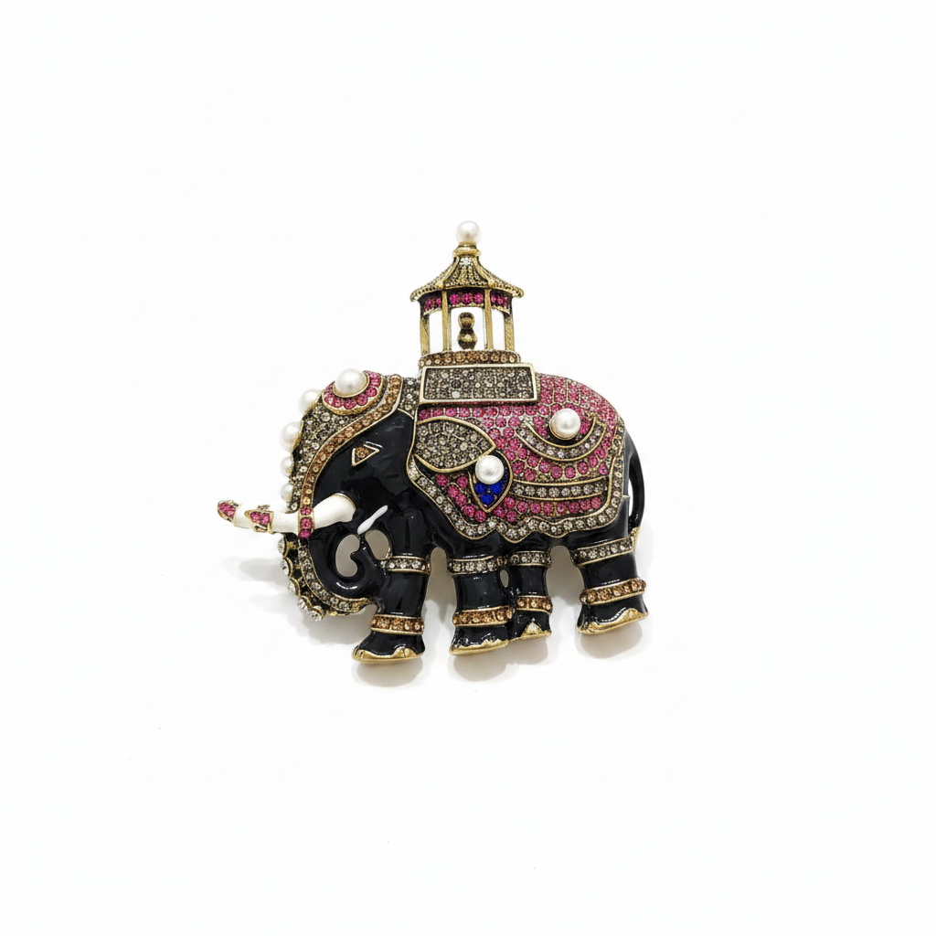 Royal Elephant Brooch