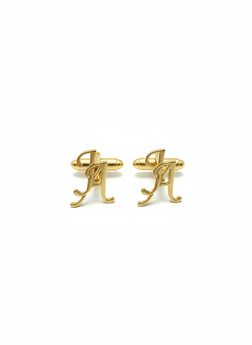 JA Double Initial Cufflinks