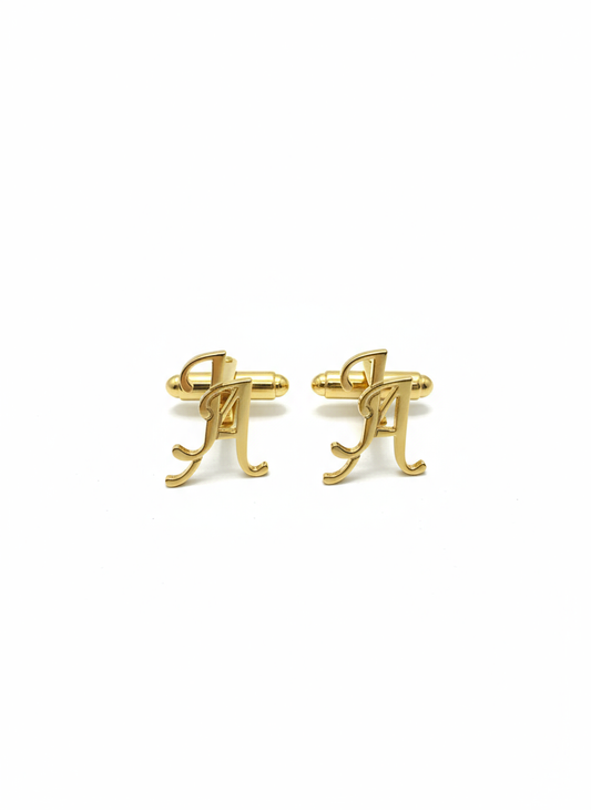 JA Double Initial Cufflinks