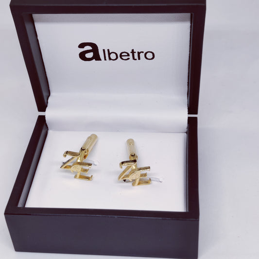 ZE double initial cufflinks