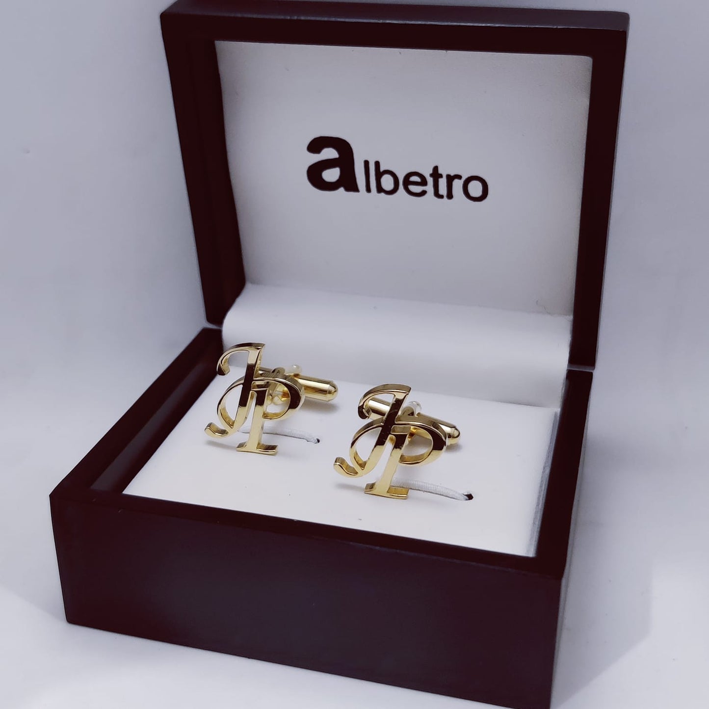 JP Double Initial Cufflinks