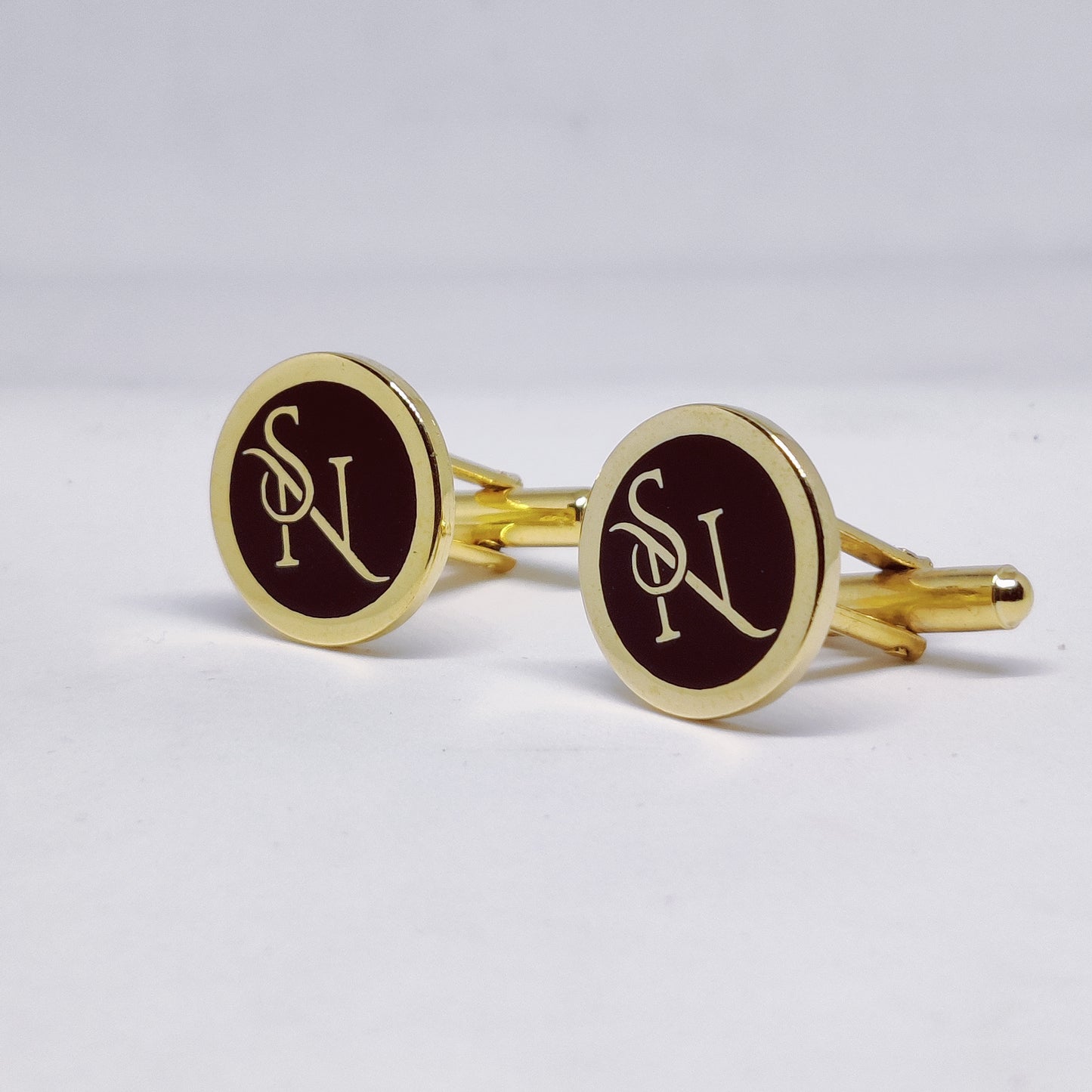 NS Initial Monogram Cufflinks
