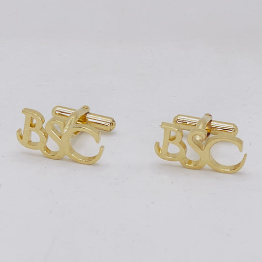 BSC Triple Initials Cufflinks