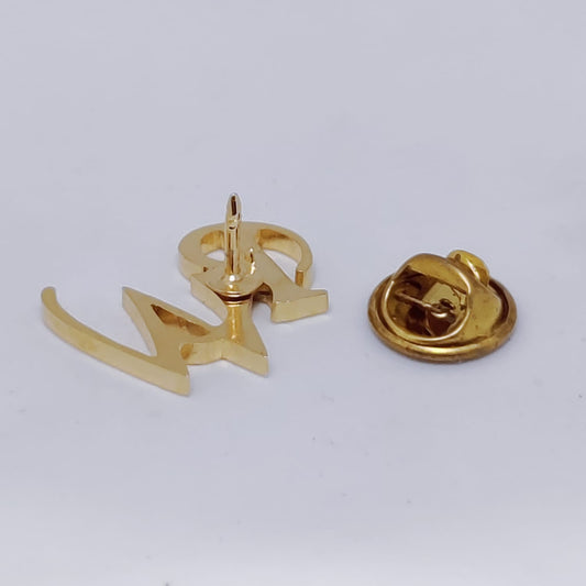 RW Double Initial Lapel Pin