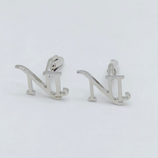 NI Double Initial Cufflinks